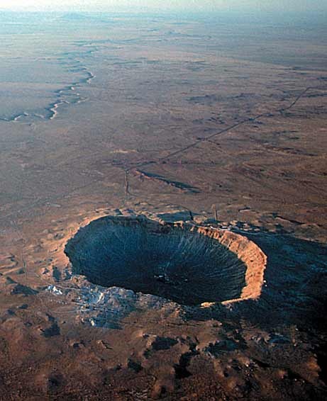 Photo:  Arizona's Barringer Meteor Crater 